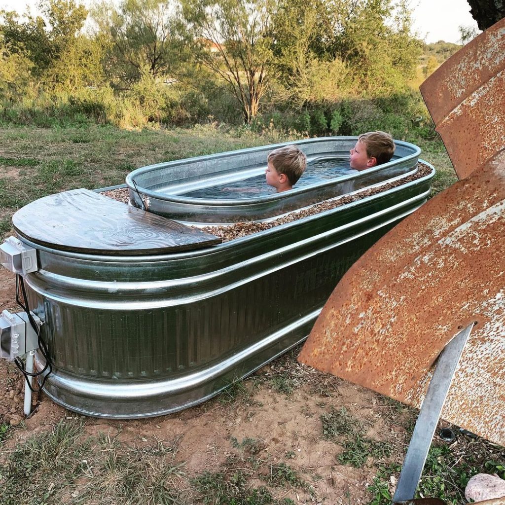 A Unique DIY StockTank Hot Tub - Loren Nason dot com